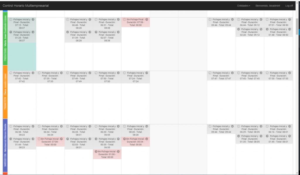 Control horario para registro de jornada según las leyes vigentes