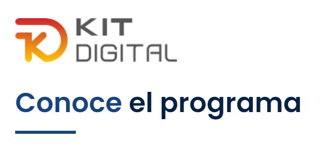 Kit Digital Conoce el programa