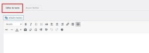 Editar página en WordPress