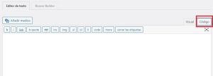 Editar página en WordPress
