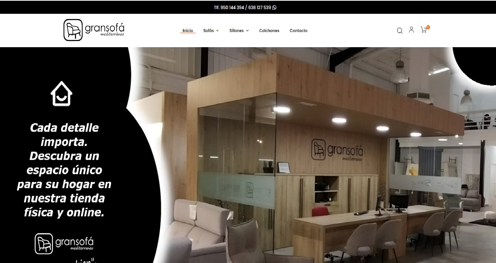 Gran Sofá Mediterráneo - Tienda Online