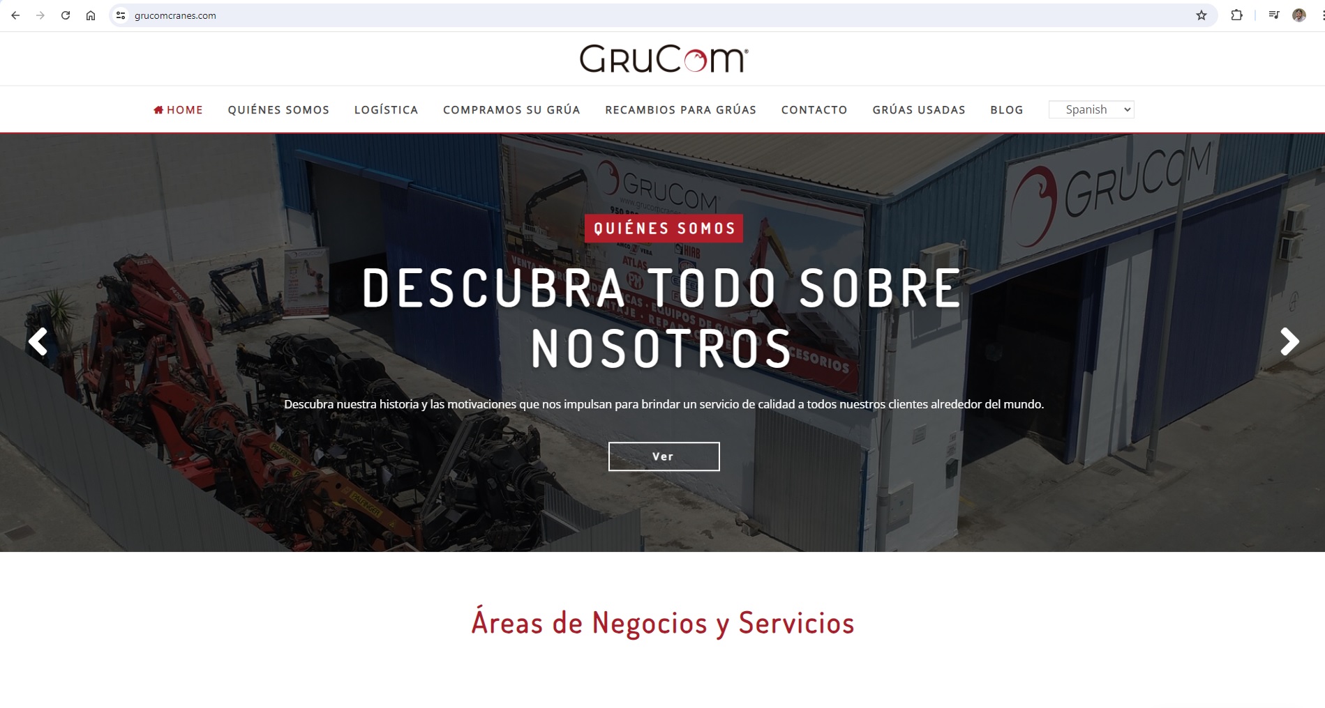 grucomcranes.com - Grúas articuladas usadas