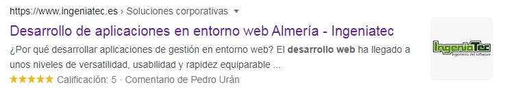 Posicionamiento SEO y datos estructurados